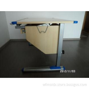 Children study Height Adjustable Drawing Desk with storage